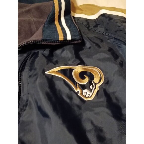 St. Louis Rams Reversible Jacket XL NFL 2000s NWT - Picture 2 of 8